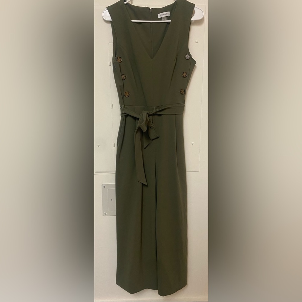 Green Calvin Klein jumpsuit